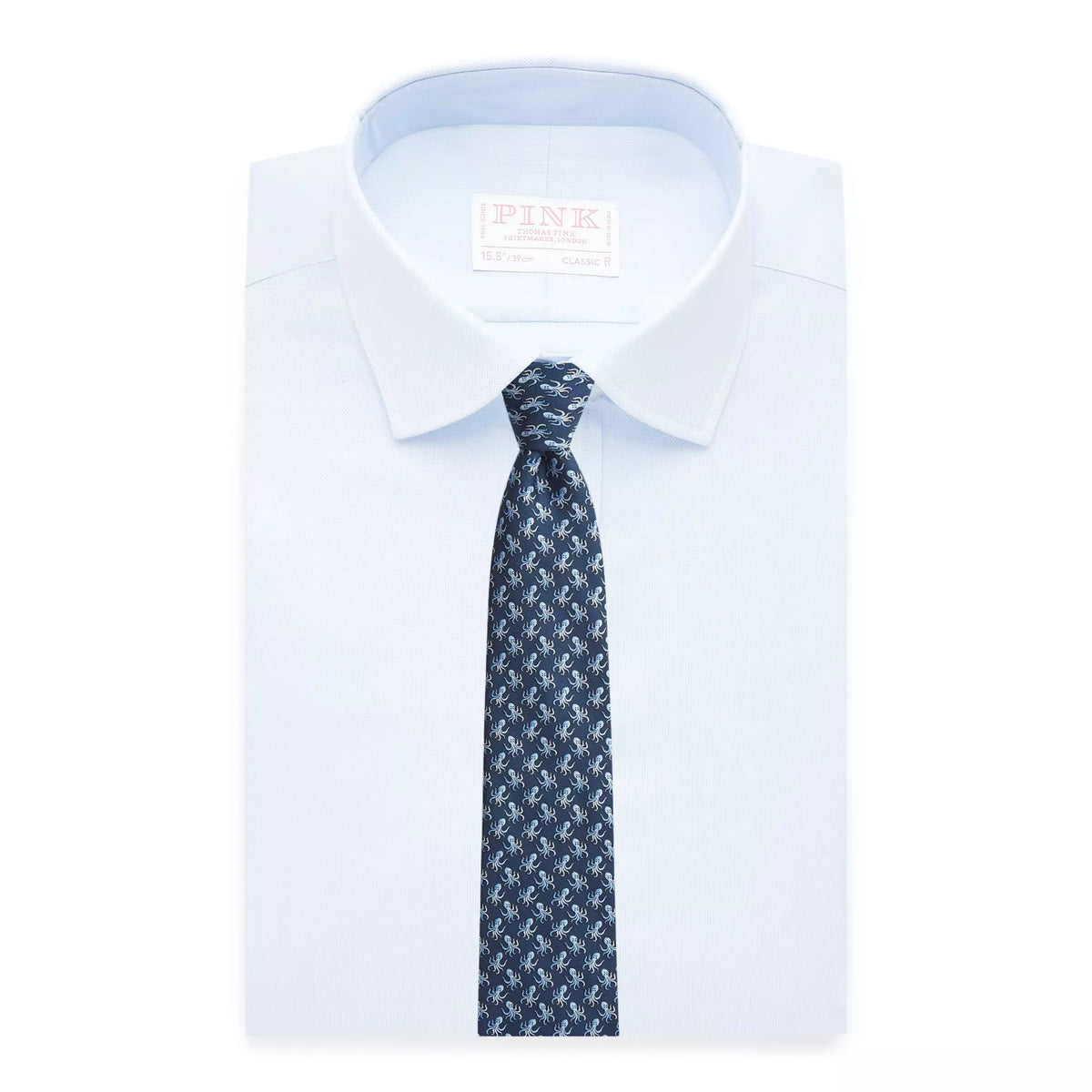 Pale Blue Classic Fit Royal Oxford Formal Shirt