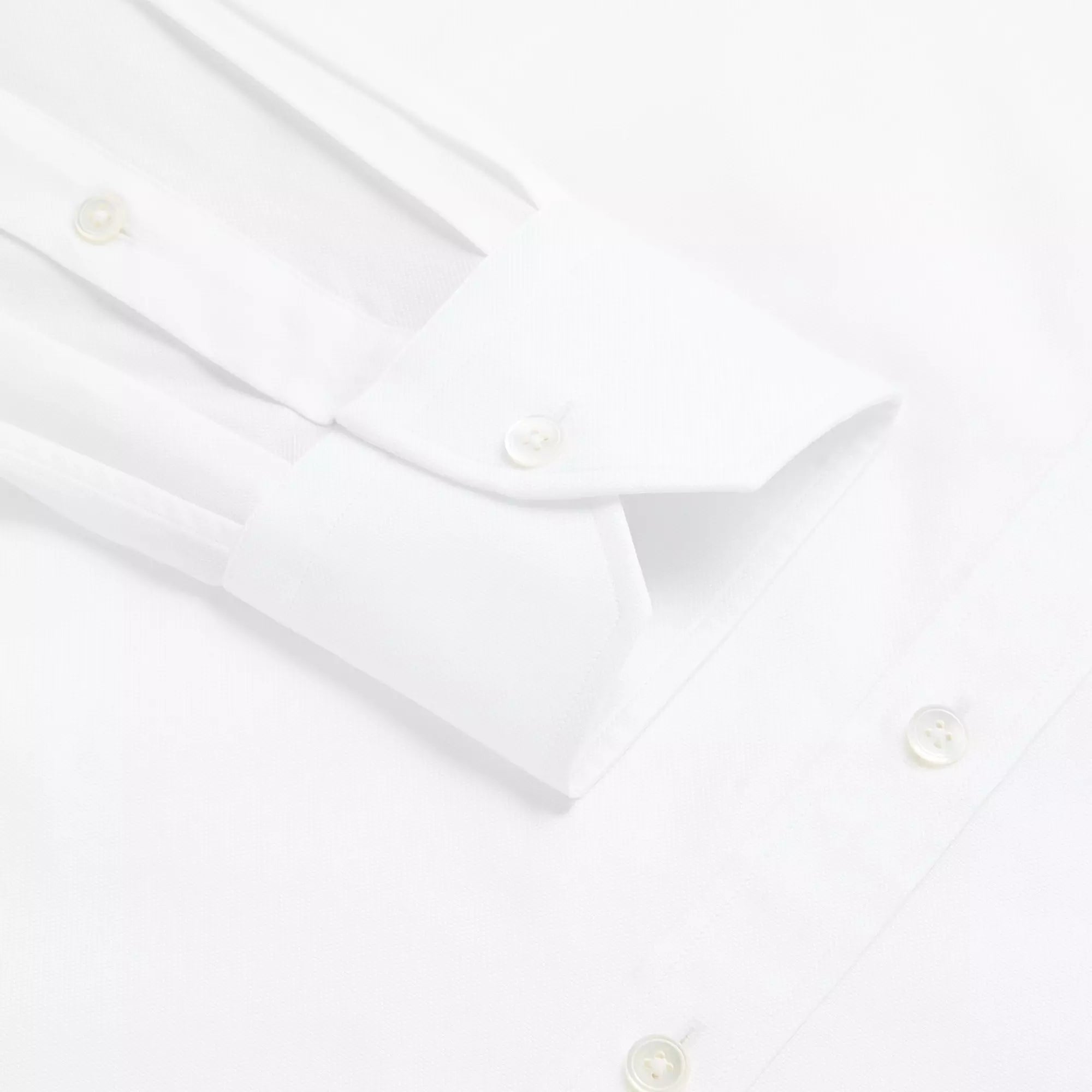 White Classic Fit Royal Oxford Formal Shirt