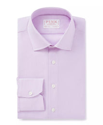 Lilac Tailored Fit End On End Formal Shirt
