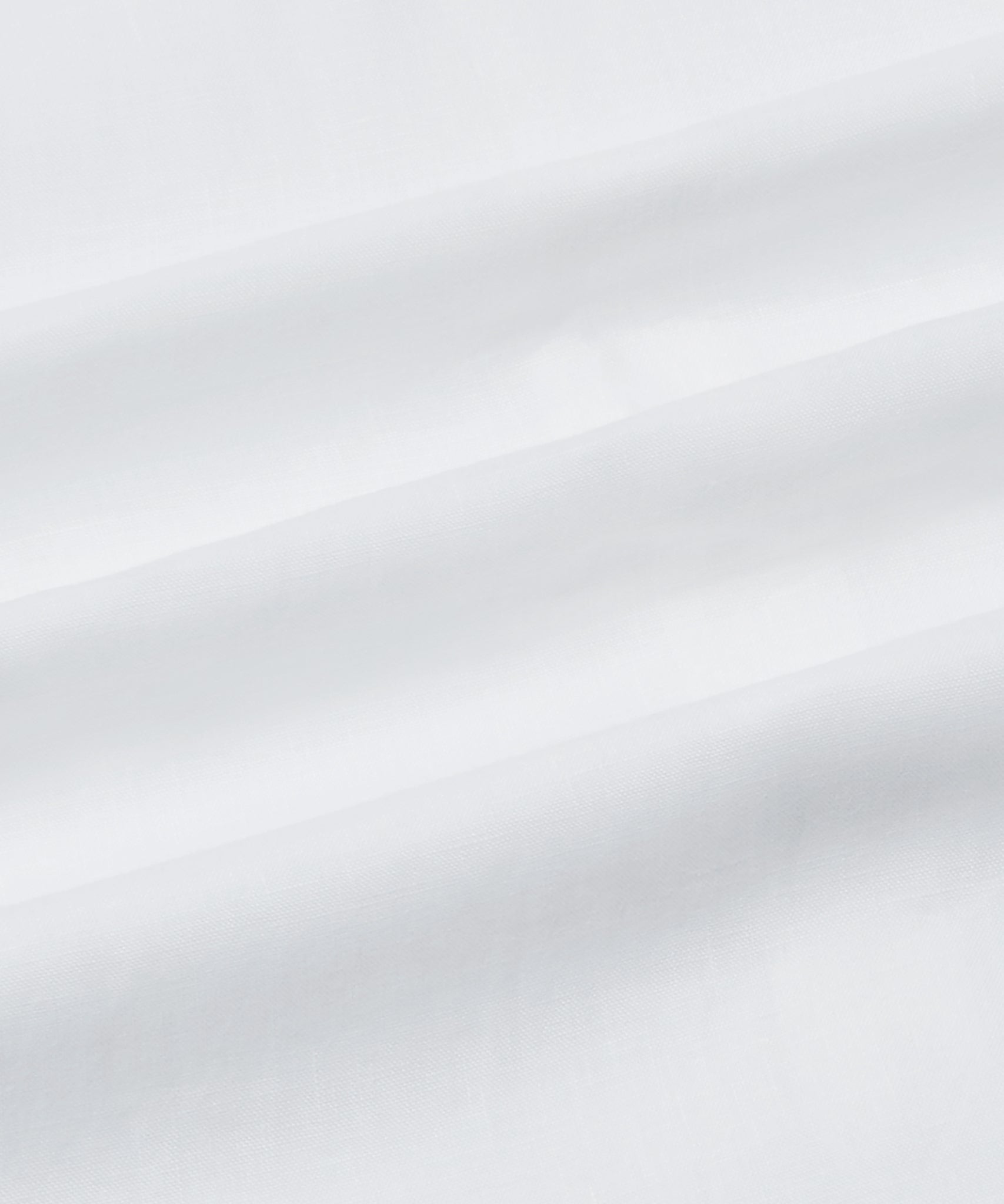 White Classic Fit Essential Linen Smart Casual Shirt